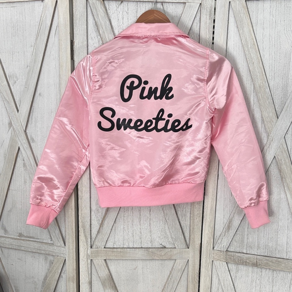 Pink Sweeties 50’s style Satin Jacket - Picture 8 of 8